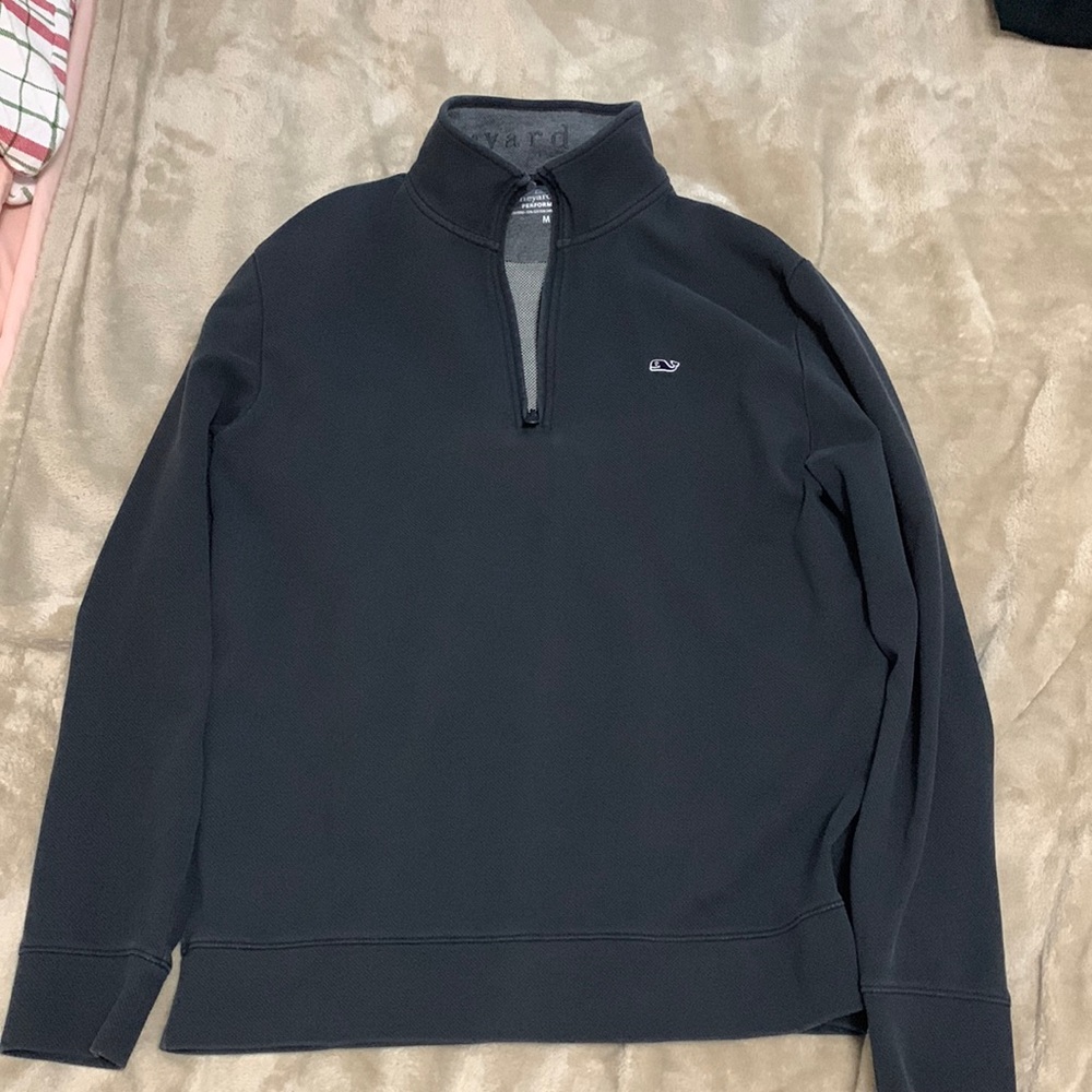 Black Vineyard Vines Quarterzip.